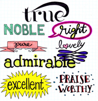 Philippians 4:8